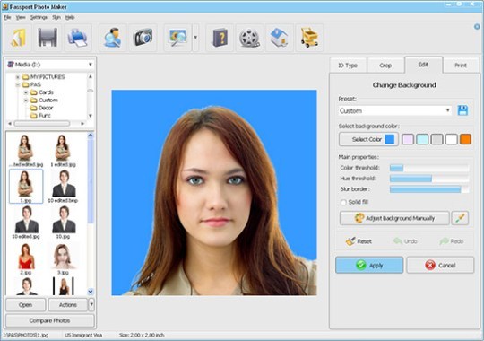 passport photo maker software