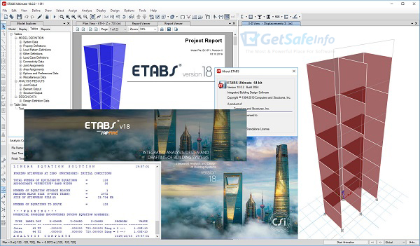 CSI Etabs Ultimate 19.0.2 Crack +Structural & Earthquake Engineering Software +3D Analysis {updated} 2022 Free Download